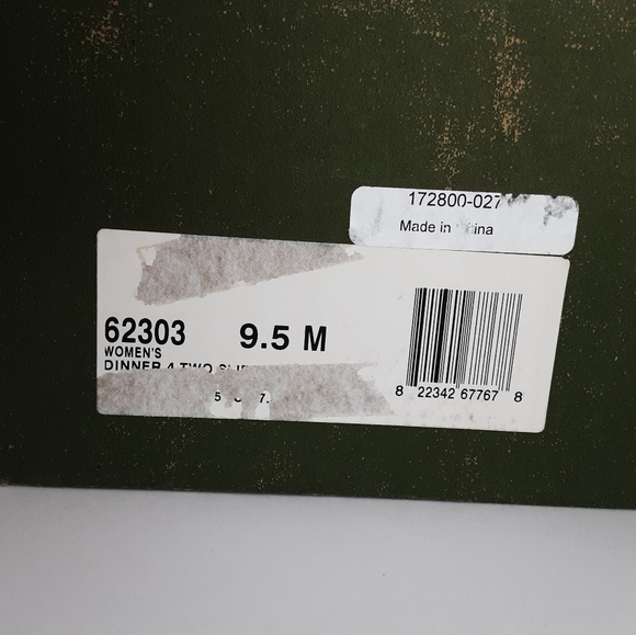 VINTAGE Timberland "Dinner 4 Two" leather slide, Size 9.5 w/OG box, tag - Picture 9 of 13